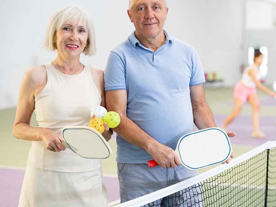 Pickleball couple